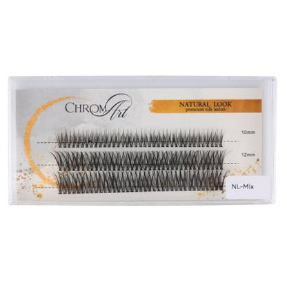 ChromArt Premium Silk Lashes - Natural Look - MIX - 106 ciufetti