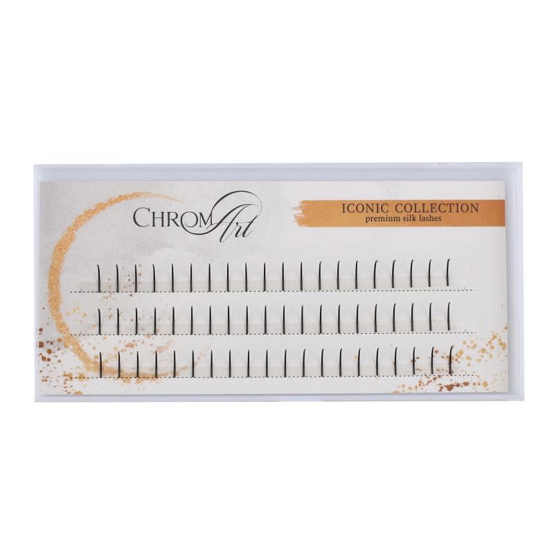 Iconic - ChromArt Premium Silk Lashes  - 60 ciuffetti