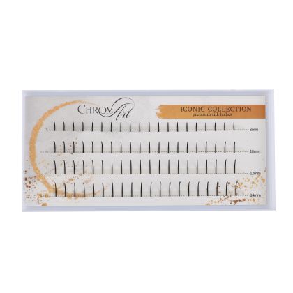 Iconic -MIX- ChromArt Premium Silk Lashes - 80 ciuffetti