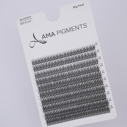 False Eyelashes Big Pack SPARROW MIX